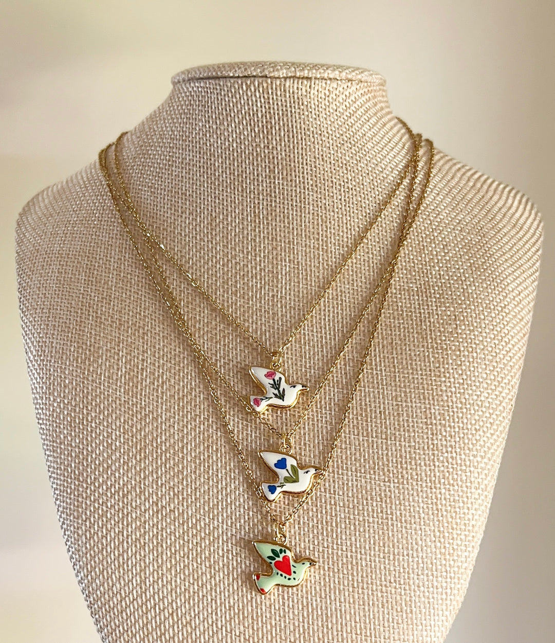 Lovebird Pendant Necklace